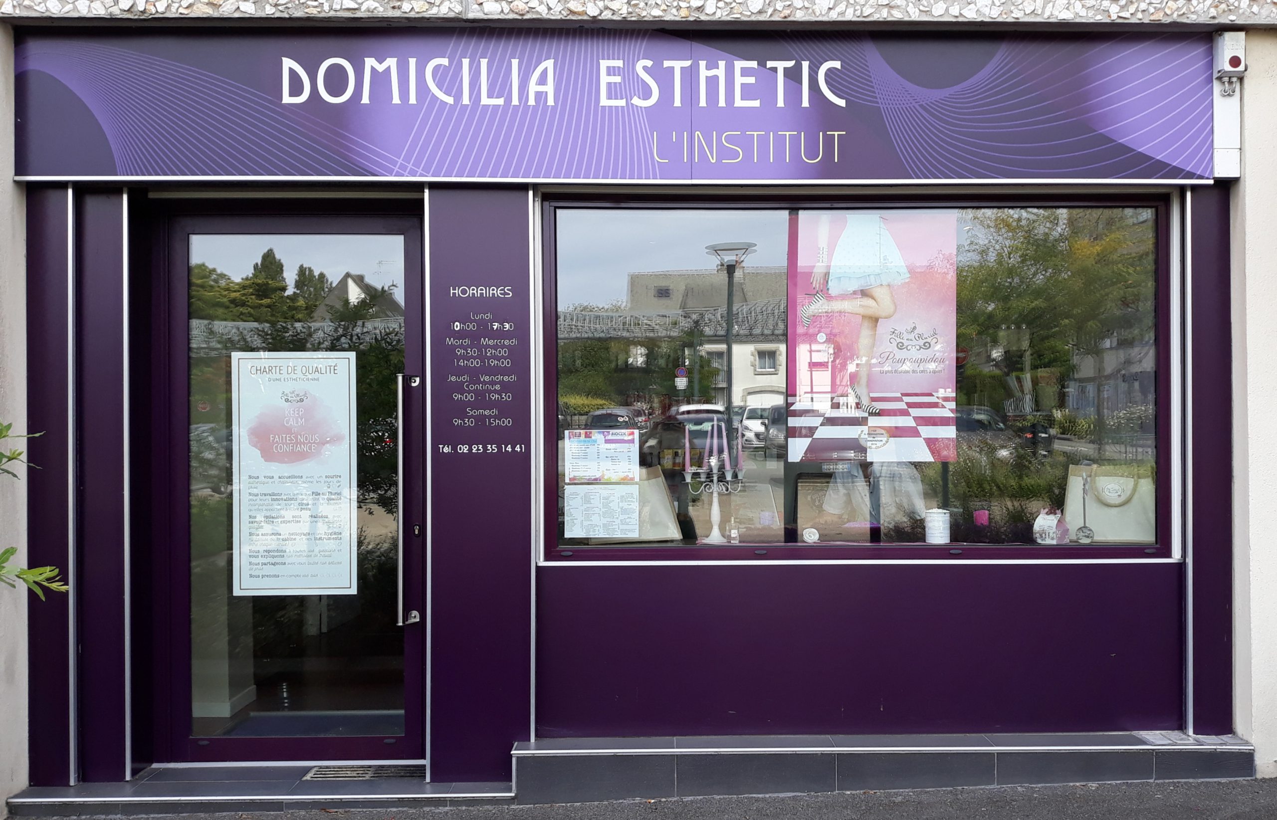 Photo devanture institut Domicilia Esthetic